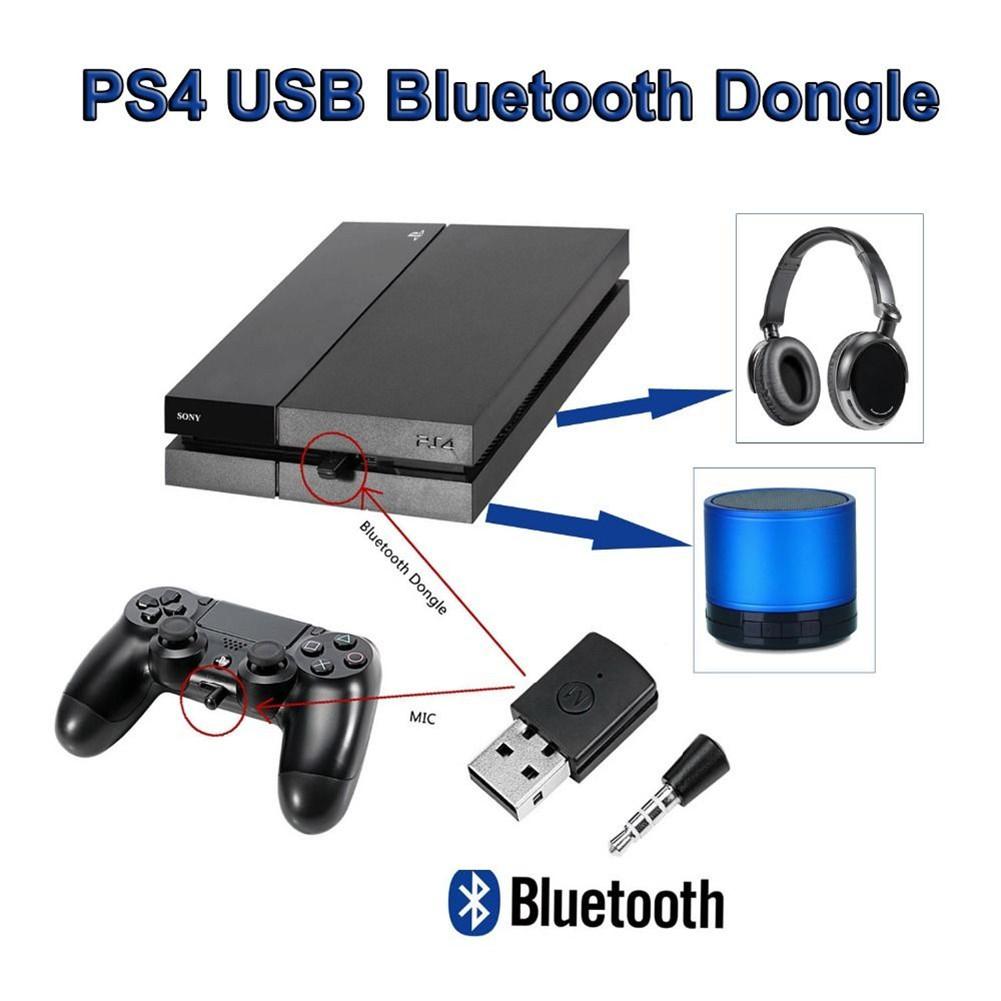 Bộ điều hợp tai nghe / mic không dây Bluetooth V4.0 USB Dongle cho PS4