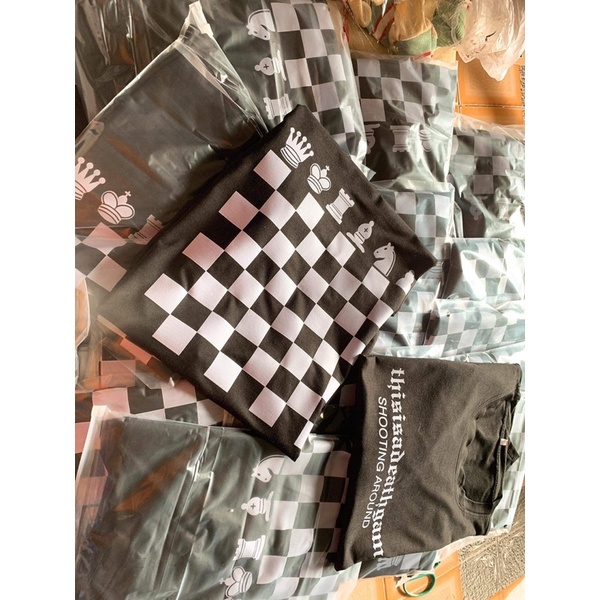 Áo phông CHESS bàn cờ cotton HD11