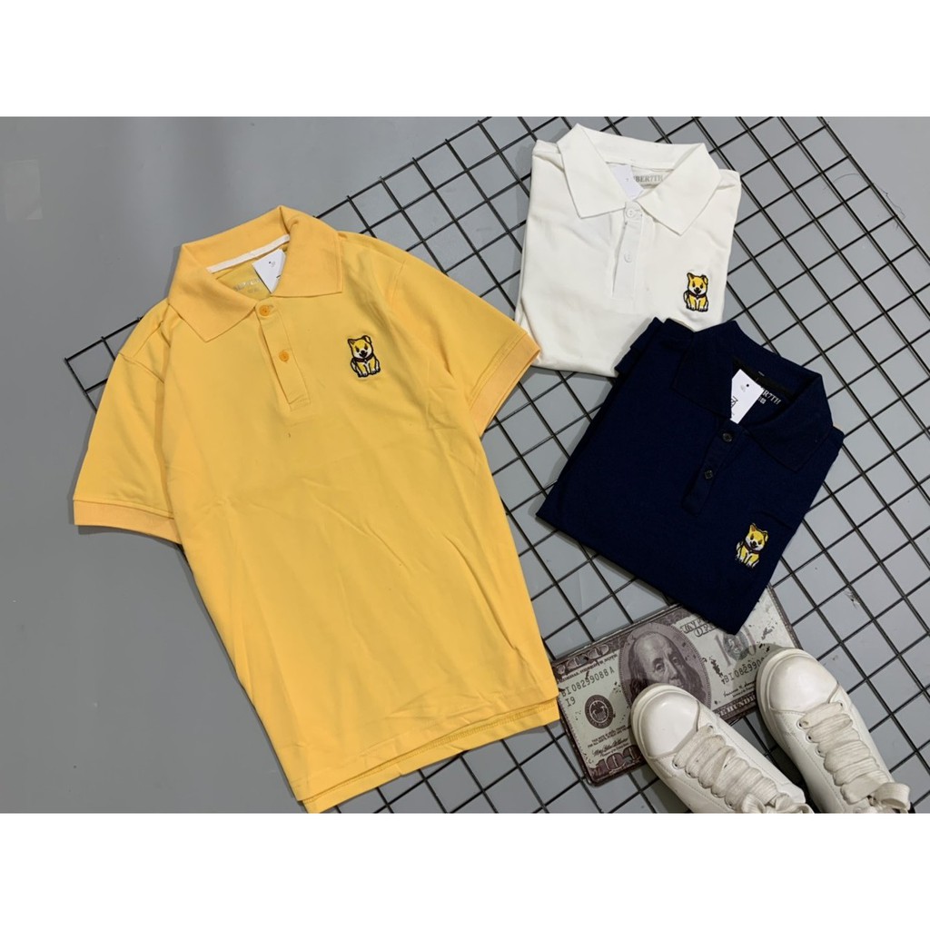Áo Polo Nam Chất Cá Sấu [Giá Gốc] Áo Thun Nam Cổ Bẻ Logo Shiba Cá Tính | BigBuy360 - bigbuy360.vn