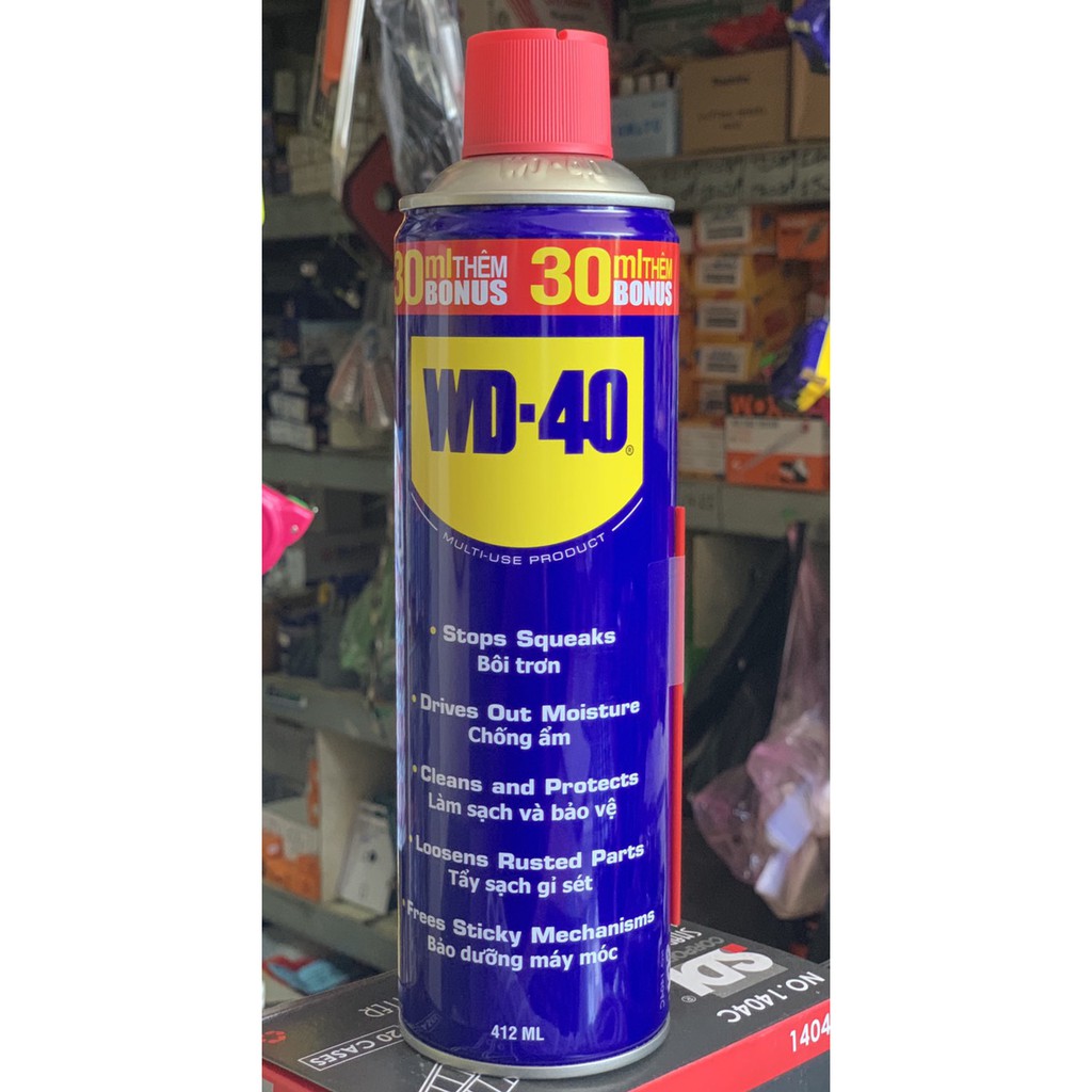 DẦU CHỐNG RỈ SÉT ĐA NĂNG WD-40 412ML