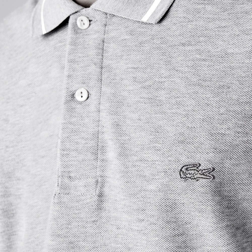 Áo Polo nam dài tay vải Cotton cá sấu cao cấp xuất xịn dệt bo dày dặn chuẩn form, Logo thêu sắc nét