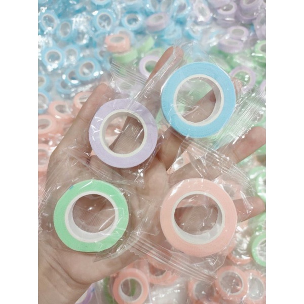 Băng keo Nhật đủ màu không đứt mi thật_Không đau rát da