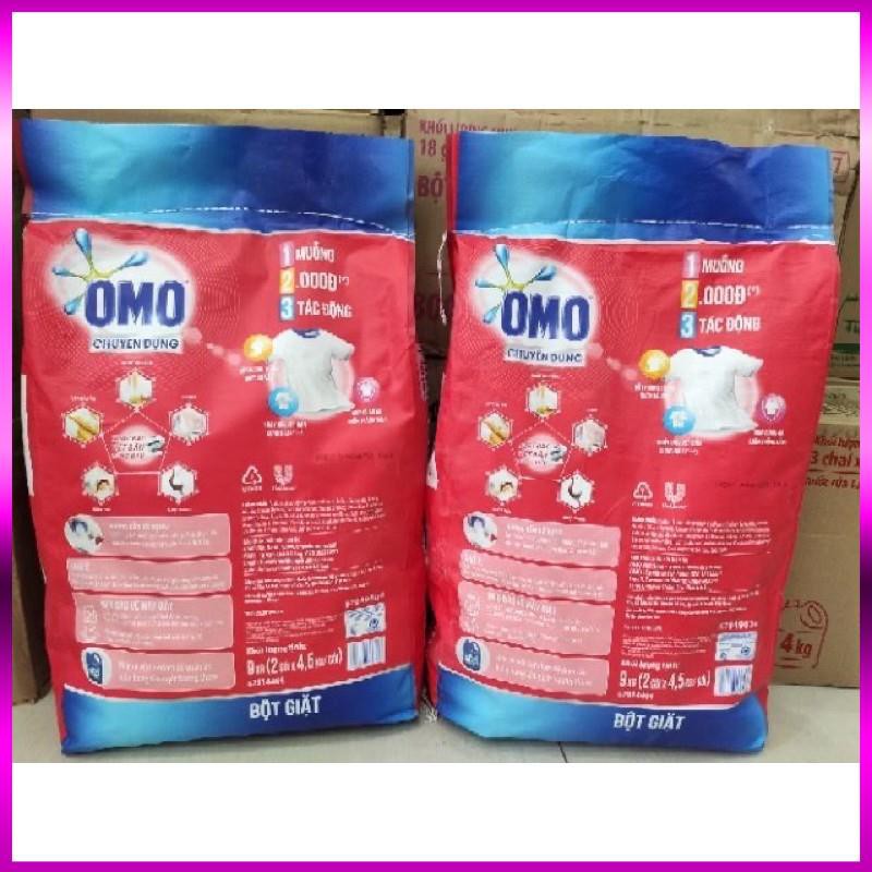 [MM1518] Bột Giặt OMO Chuyên Dụng 9kg( Dùng cho máy giặt cửa trên,cửa trước& giặt tay)