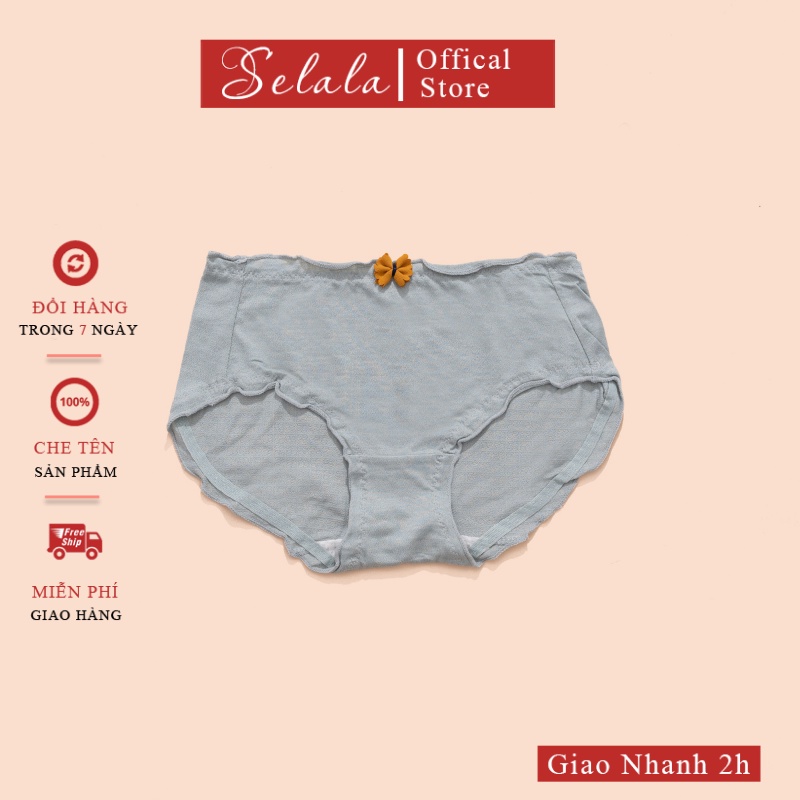 Quần Lót Cotton Selala Kháng Khuẩn Co Giãn Không Sợ Hằn QC14