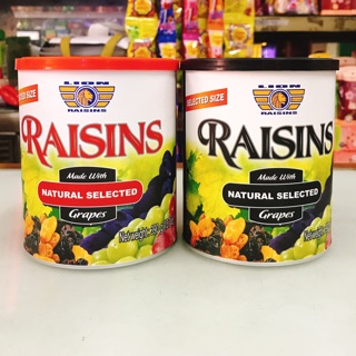 NHO KHÔ TỔNG HỢP LION RAISINS HỘP 390G