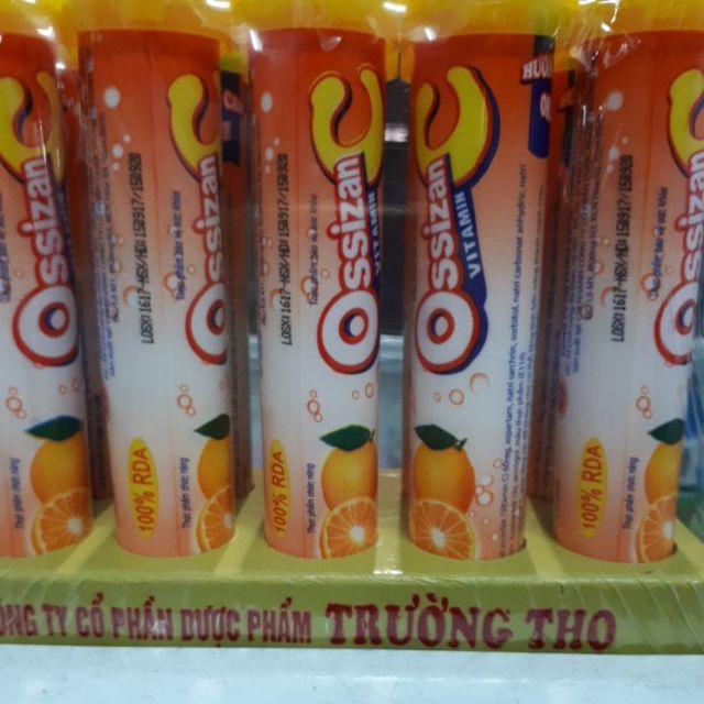 1 tuýp 20 viên sủi Ossizan C+ Multivitamin