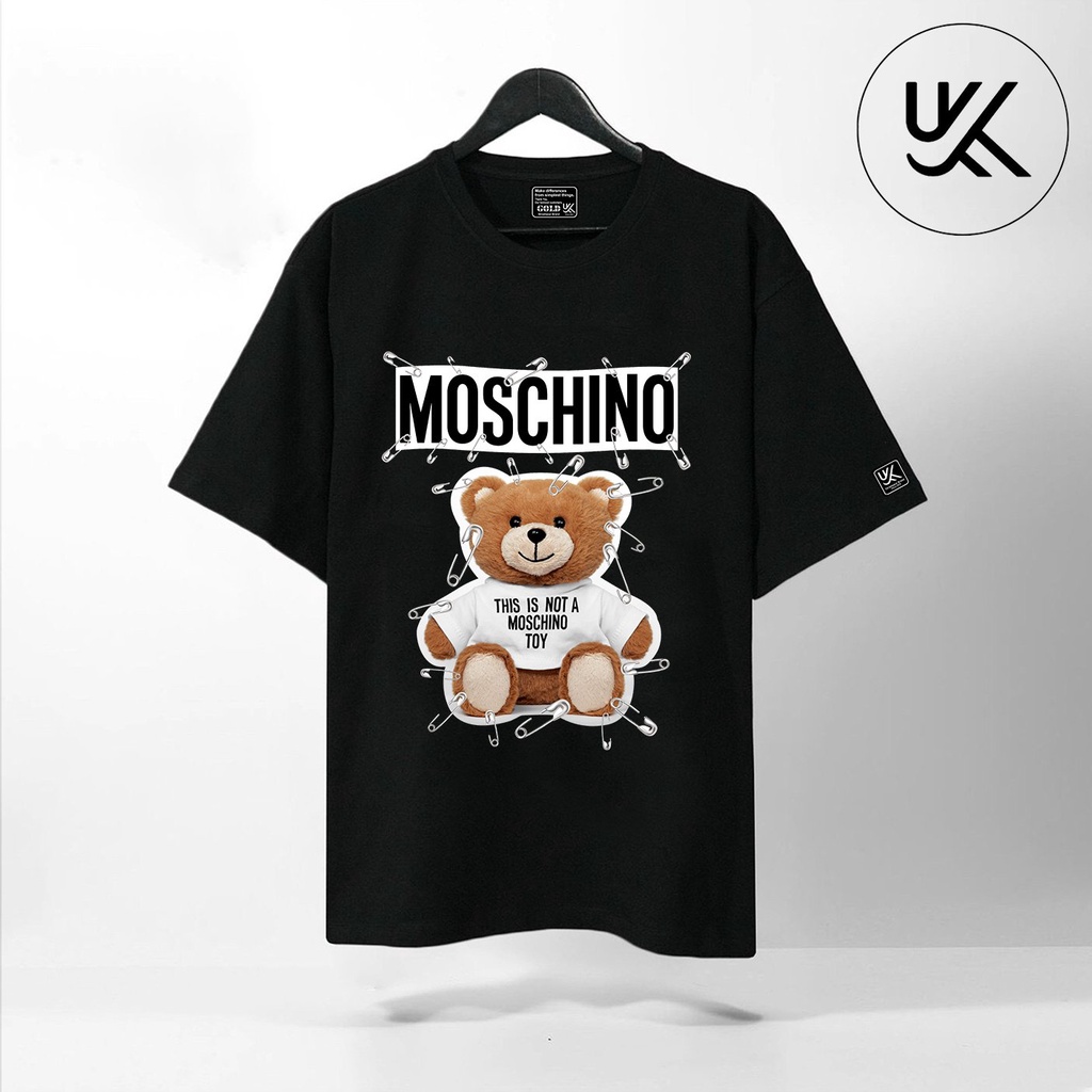 Áo Thun Tay Lỡ Gấu MOSCHINO nam nữ, Form Rộng oversize, áo phông unisex, tee Cotton. KKIM Shop