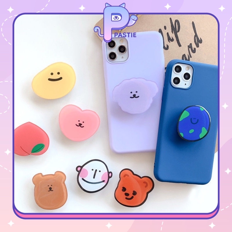 Popsocket, Giá đỡ cho điện thoại Epoxy hoạt hình đáng yêu, nhiều màu sắc