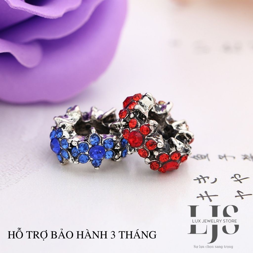 Charm Lux Jewelry, charm đính đá cho vòng pandora - LUX884