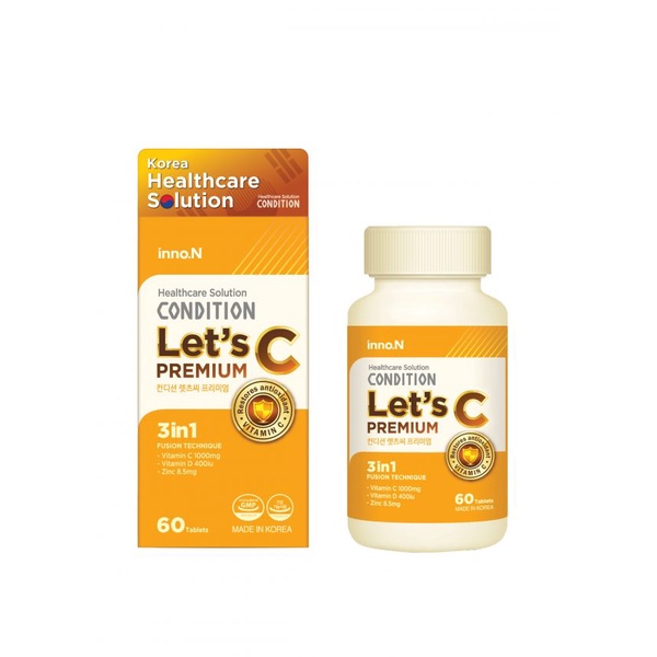 Viên uống  CONDITION LETS C PREMIUM – Bổ sung Vitamin C, Kẽm và Vitamin D
