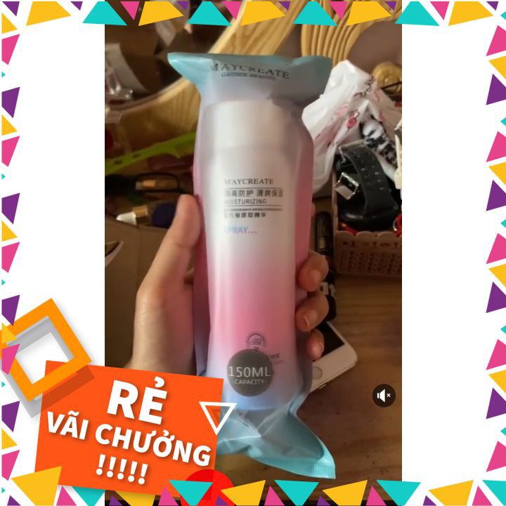 [MÃ GIẢM GIÁ 10% CHO ĐƠN TỐI THIỂU 199K] Xịt Chống Nắng💖FREESHIP💖 Maycreate nâng tone dễ dàng, phù hợp với mọi loại da | BigBuy360 - bigbuy360.vn
