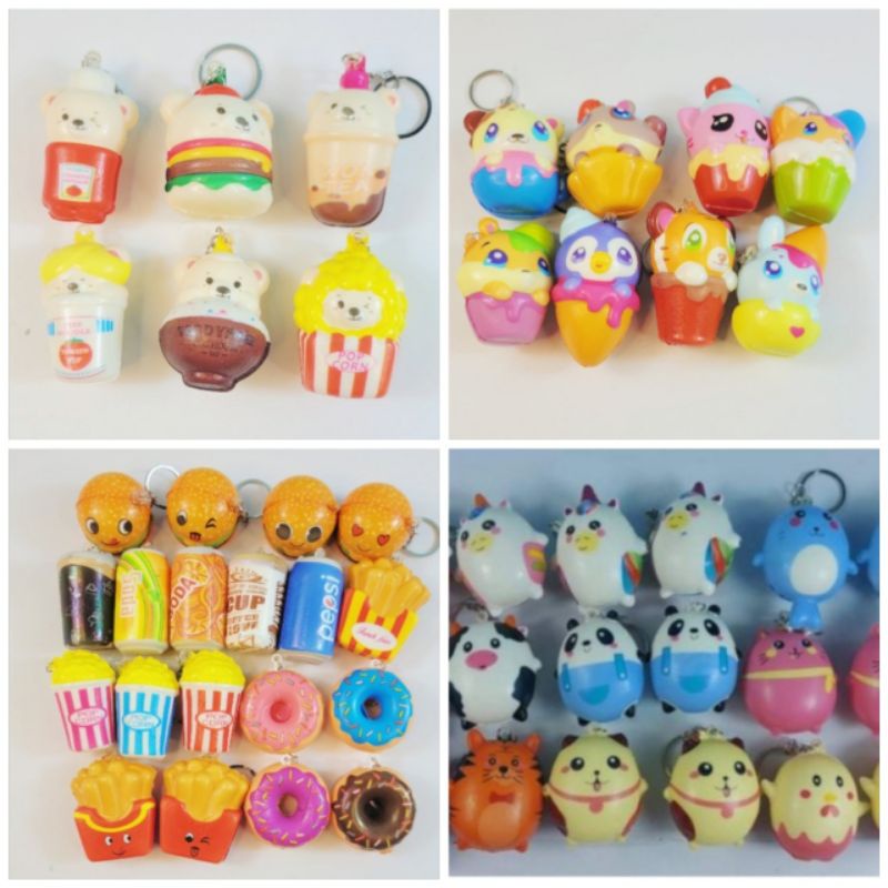Đồ chơi squishy mini thư giãn mẫu xinh.