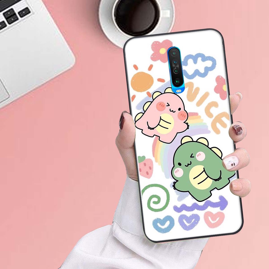 Ốp lưng Xiaomi REDMI K30 in hình khủng long , gấu nâu xinh xắn, siêu cute  mà còn vô cùng RẺ -ĐẸP