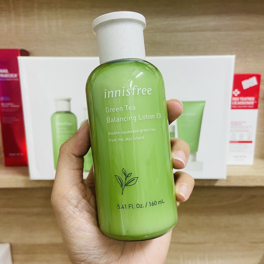 Tách lẻ [Bộ Set 6 Món] Dưỡng Da Innisfree Trà Xanh Balancing EX 2020 Hàn Quốc