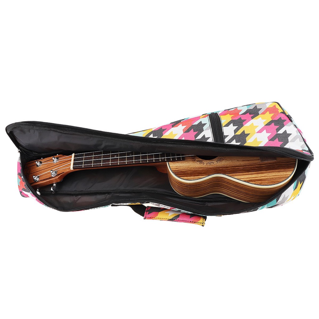 Túi Đựng Bảo Vệ Đàn Ukulele 21 / 23 / 26 Inch 10mm Nhiều Màu Sắc