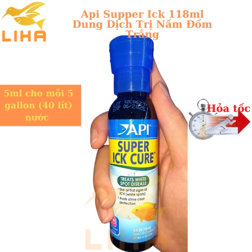 Api Supper Ick 118ml - Dung Dịch Trị Nấm Đốm Trắng