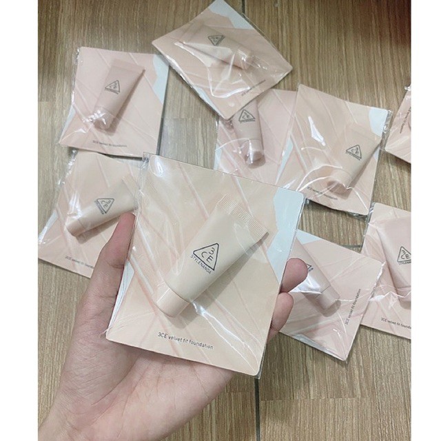 Kem Nền 3CE Velvet Fit Foundation Minisize