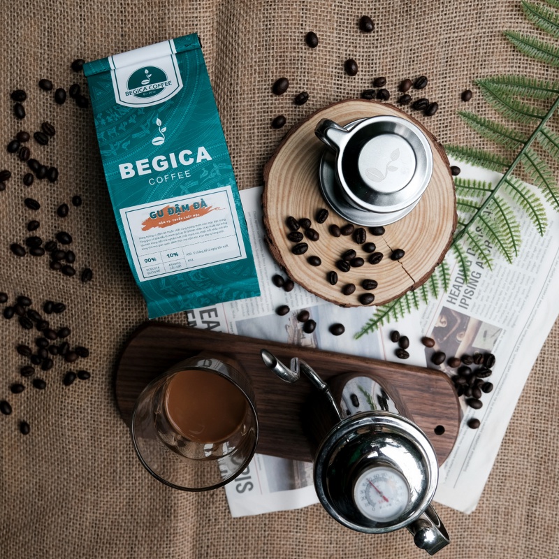 Cà phê Gu Đậm Đà rang xay nguyên chất 100% - Đắng đậm, ít chua, thơm mộc - dùng pha phin, pha máy | BigBuy360 - bigbuy360.vn