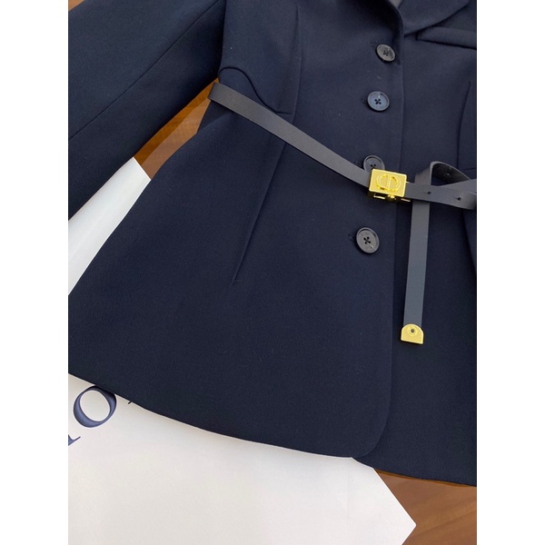 Áo khoác vest dáng ôm eo sang trọng thương hiệu thời trang cao cấp Dior CD