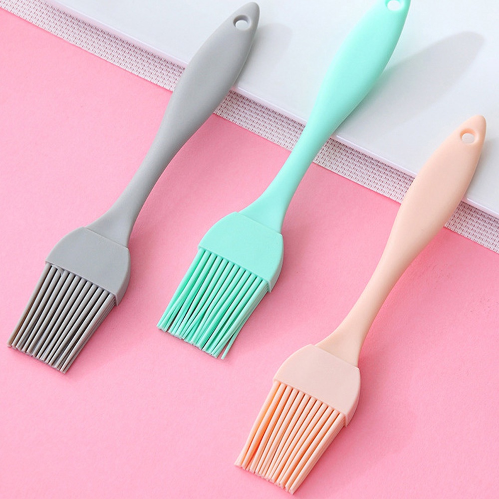MALCOLM Portable Silicone Oil Brush Steak BBQ Brush Basting Brushes Cookware Silicone Heat Resistant Barbecue Kitchen Accessories Baking Cooking Tool