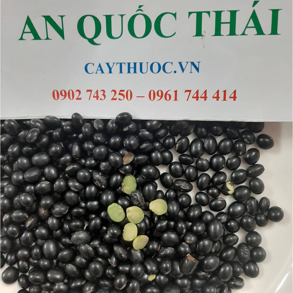 Đậu Đen Xanh Lòng 500g - Đỗ Đen Lòng Xanh To, Chắc Hạt, Không Sâu Mọt