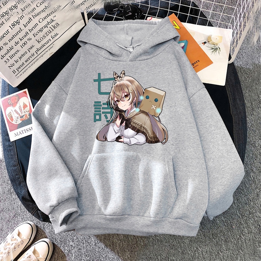 Hololive Nanashi Mumei Áo hoodie Họa Tiết Dễ Thương Phong Cách Harajuku Ấm Áp Cho Nam Và Nữ