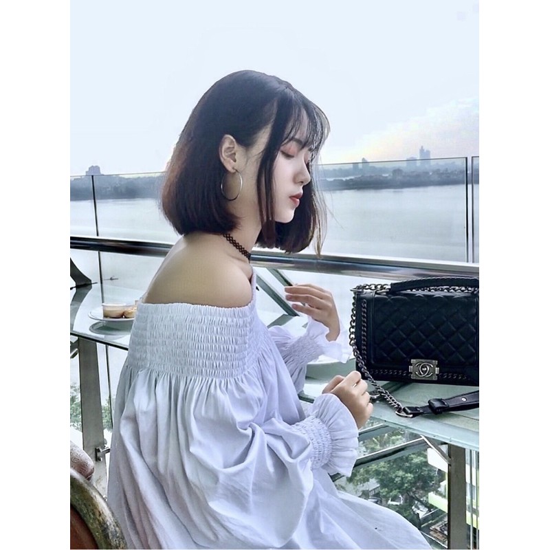 Pass váy trễ vai tingoan