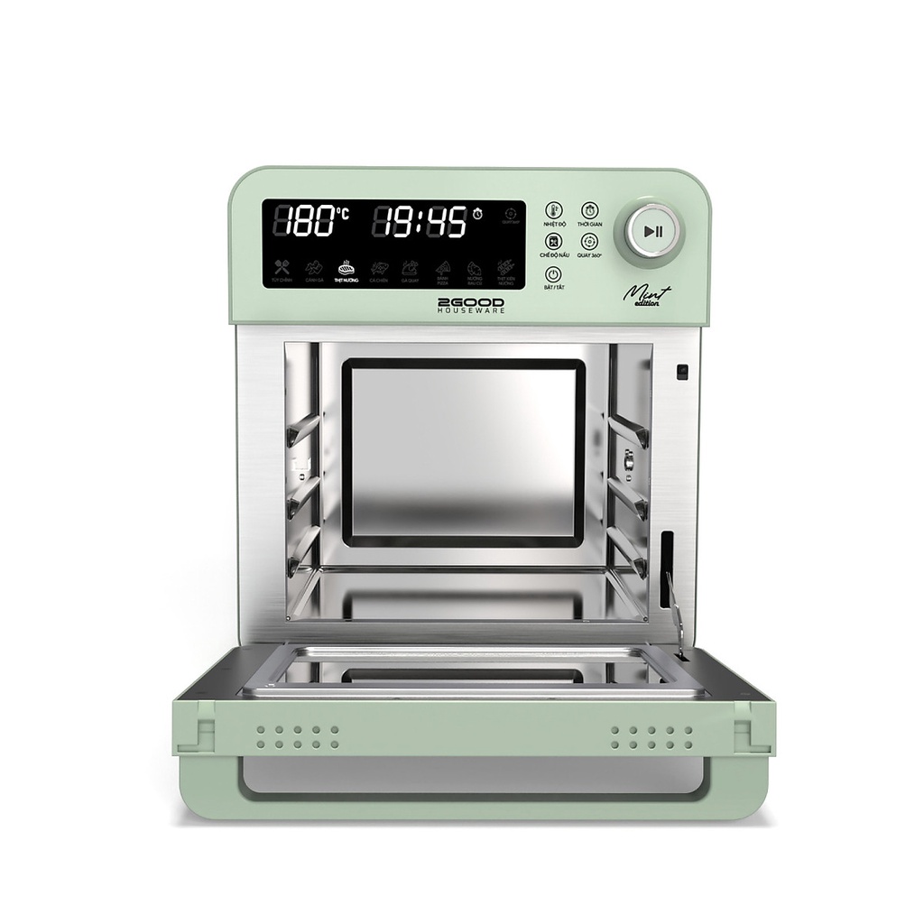 Nồi Chiên Không Dầu 2GOOD Vortex S19  - Hàng Chính Hãng