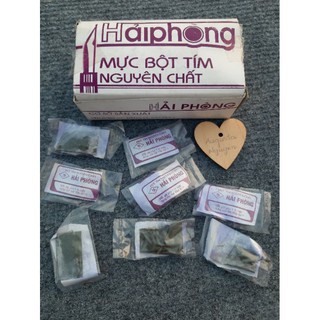 Mực bột tím thời xưa