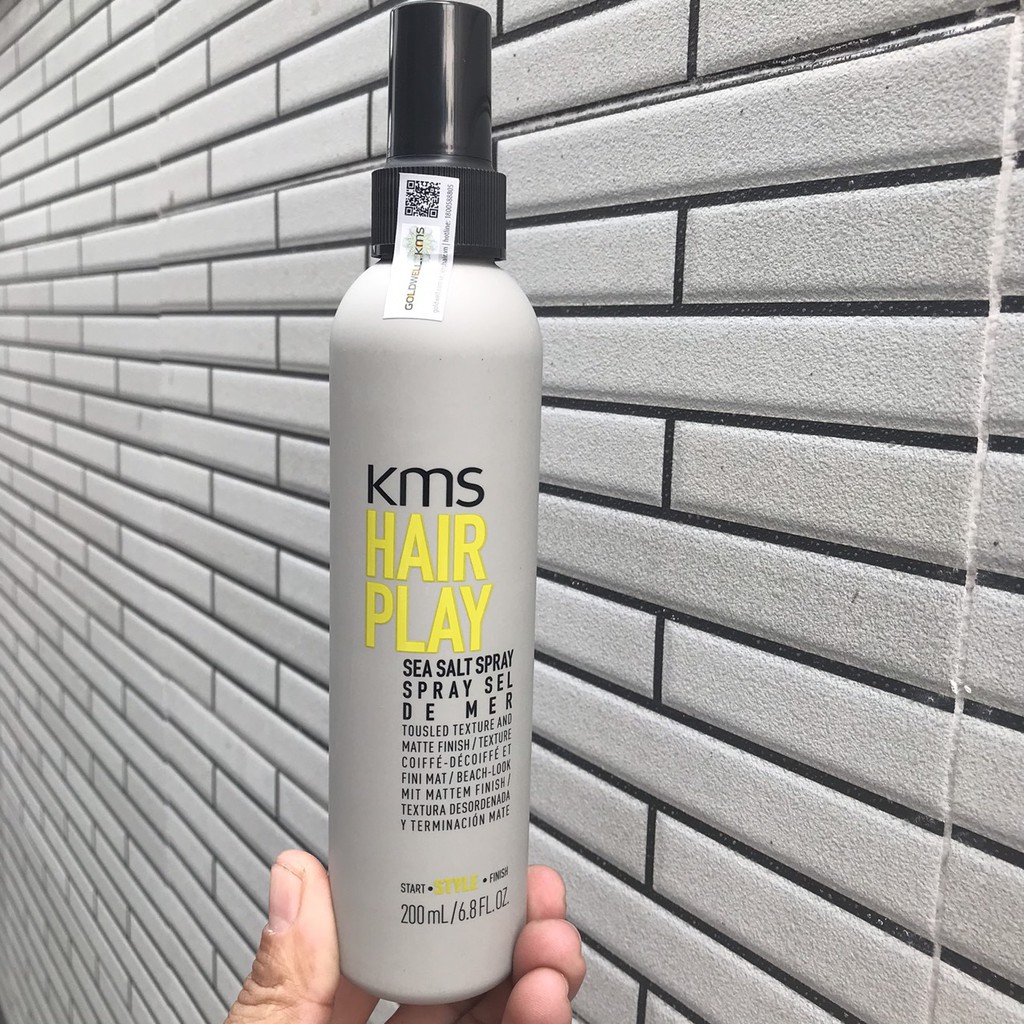 Xịt muối biển KMS Goldwell Hair Play Sea Salt Spray 200ml