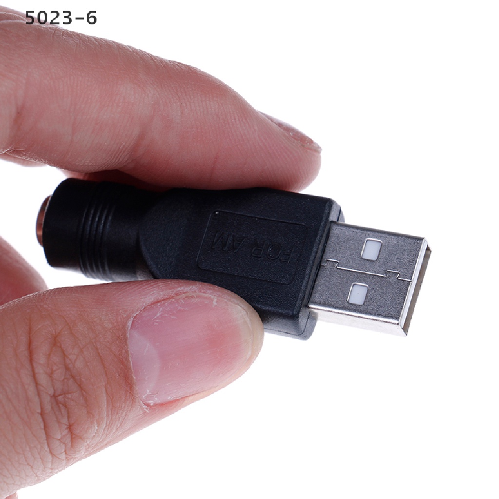Đầu Chuyển Đổi 5023-6 5V 5.5x2.1mm dc usb 2.0 Cho Máy Tính