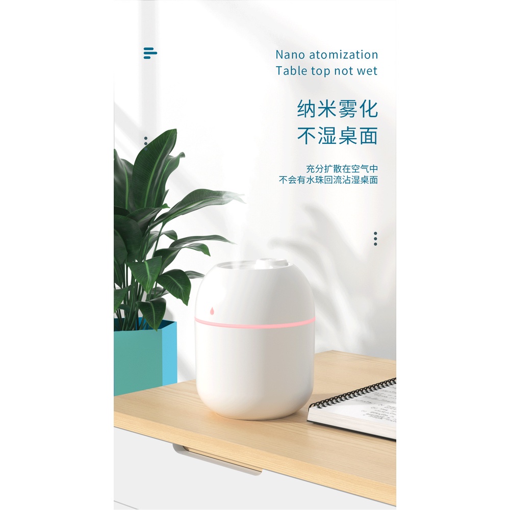 [HÀNG XỊN] Máy xông khuếch tán tinh dầu 220ml, đuổi muỗi, thơm phòng, xe hơi, đèn phòng ngủ