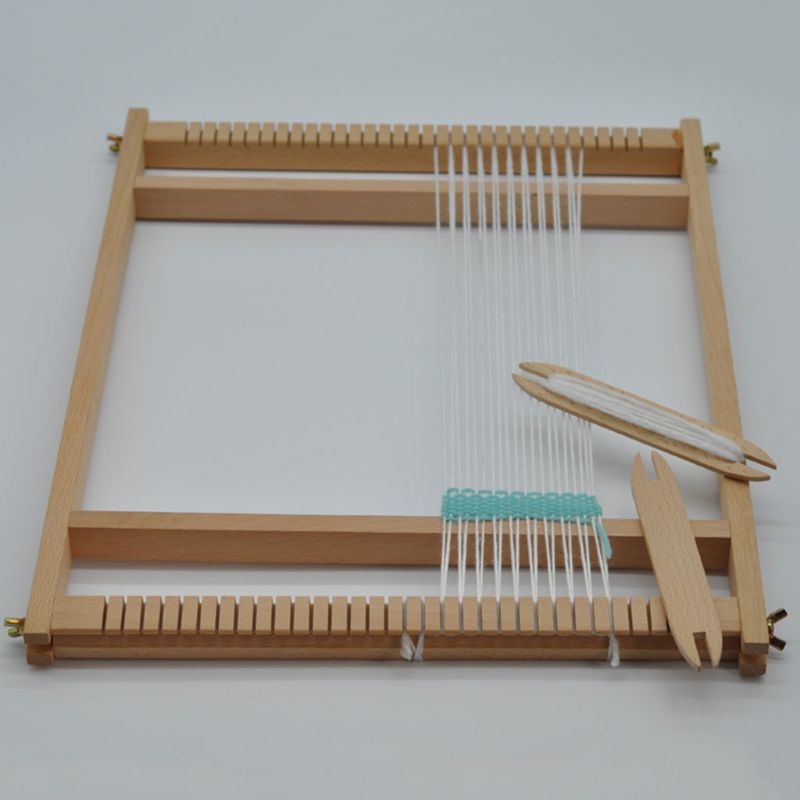 SUP Beech Wood Weaving Shuttle Loom Knitting Tool Sweater Scarf Tapestry Coil Stick