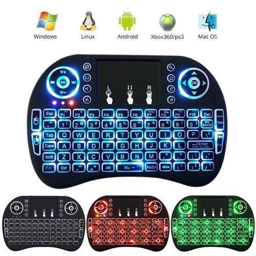 BÀN PHÍM KIÊM CHUỘT KHÔNG DÂY MINI KEYBOARD UKB 500-RF CÓ ĐÈN LED
