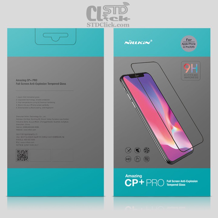 MIẾNG DÁN CƯỜNG LỰC IPHONE 11 - 11 PRO - 11 PRO MAX NILLKIN 2.5D CP+PRO CHÍNH HÃNG