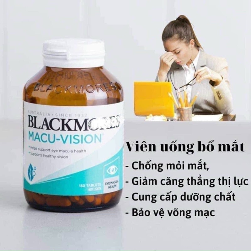 VIÊN UỐNG BỔ MẮT MACU VISION BLACKMORE