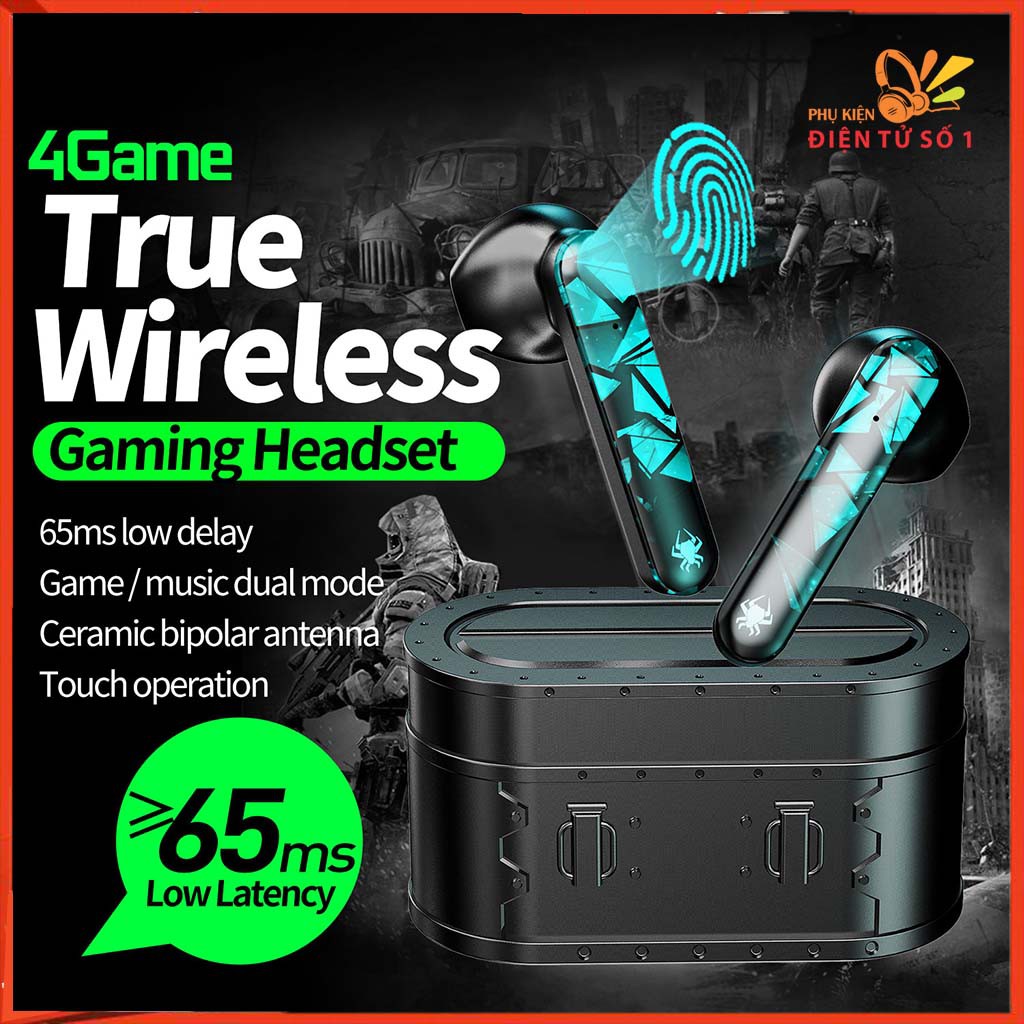 [CHUYÊN GAME] Tai nghe bluetooth Plextone tws 5.0 gameing pin trâu,chống trễ, âm thanh trung thực mẫu mới nhất