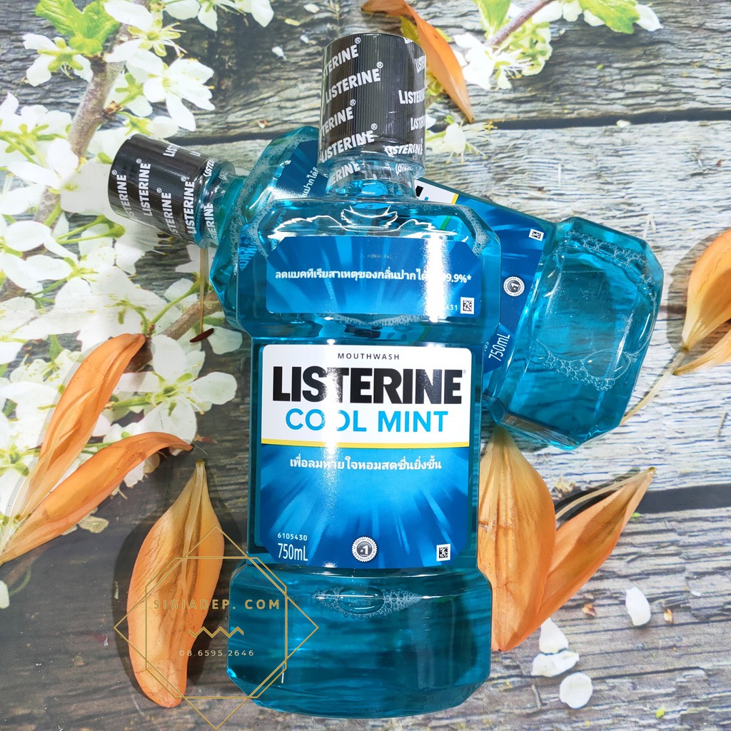 Nước súc miệng Listerine 750ml-Thái Lan