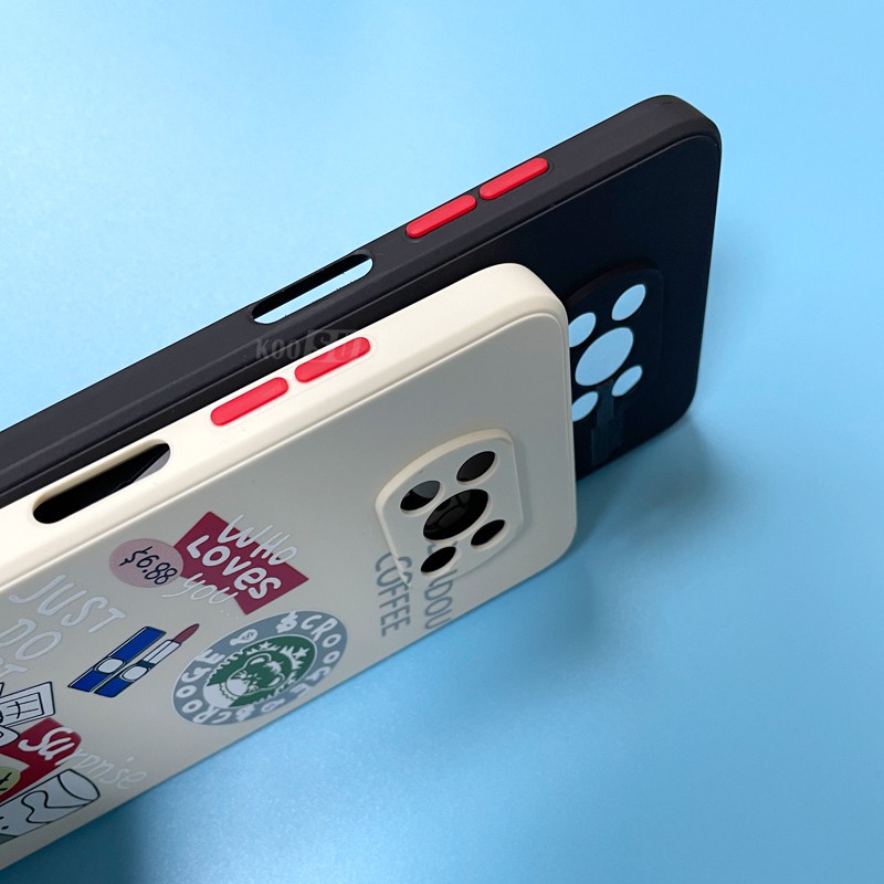 Ốp điện thoại KOOSUK silicone dẻo bảo vệ ống kính camera hoạt hình dành cho POCO X3 NFC POCOPHONE M3 PRO M5S