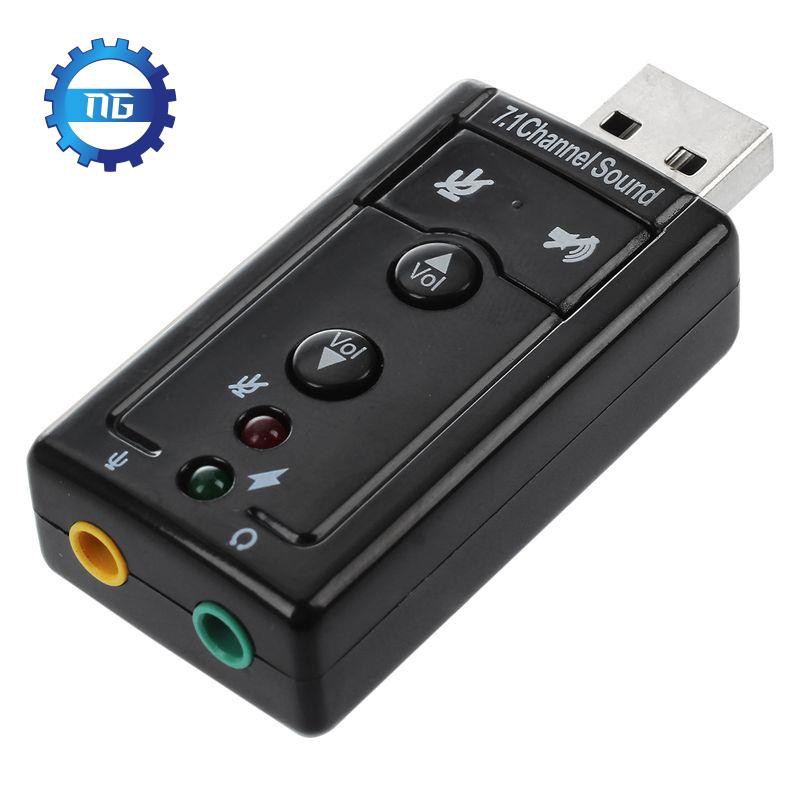 [Hot Sale]7.1 Channel USB External Sound Card Audio Adapter