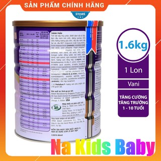 Sữa bột Pediasure 1.6kg hương vani chính hãng date 2023
