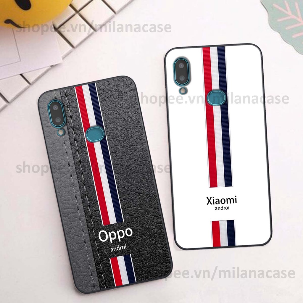 Ốp Samsung A10s in giả da phong cách thể thao, cá tính, thời trang
