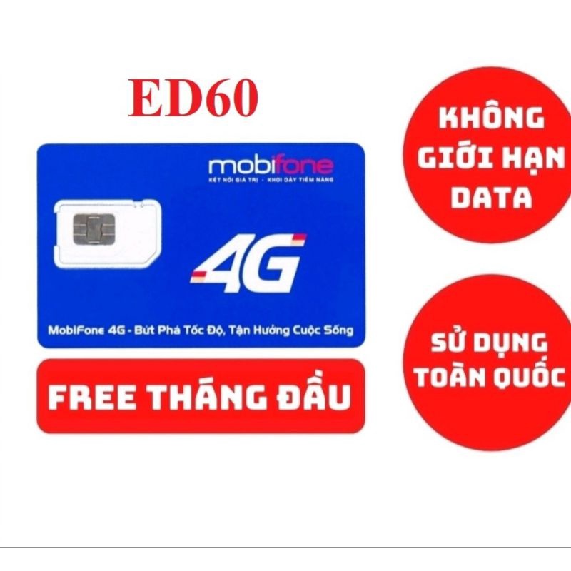 Sim 4G MobiFone ED60