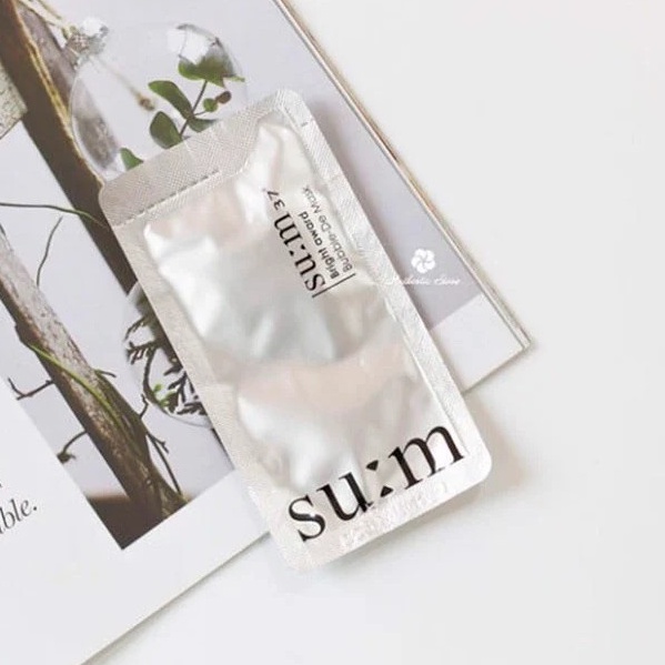 Mặt Nạ Sủi Bọt Thải Độc Su:m37 Bright Award Bubble De Mask White Trắng Da, Ngừa Lão Hóa 2ml