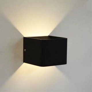 Giá cưc sock - đèn tường led hình vuông hắt tường 2 chiều