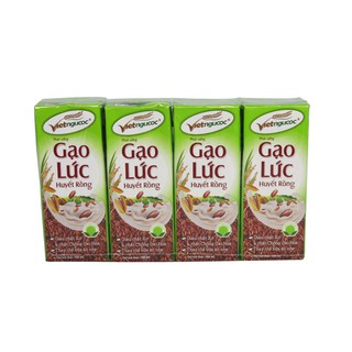 Lốc 4 hộp Sữa gạo lức huyết rồng 180ml