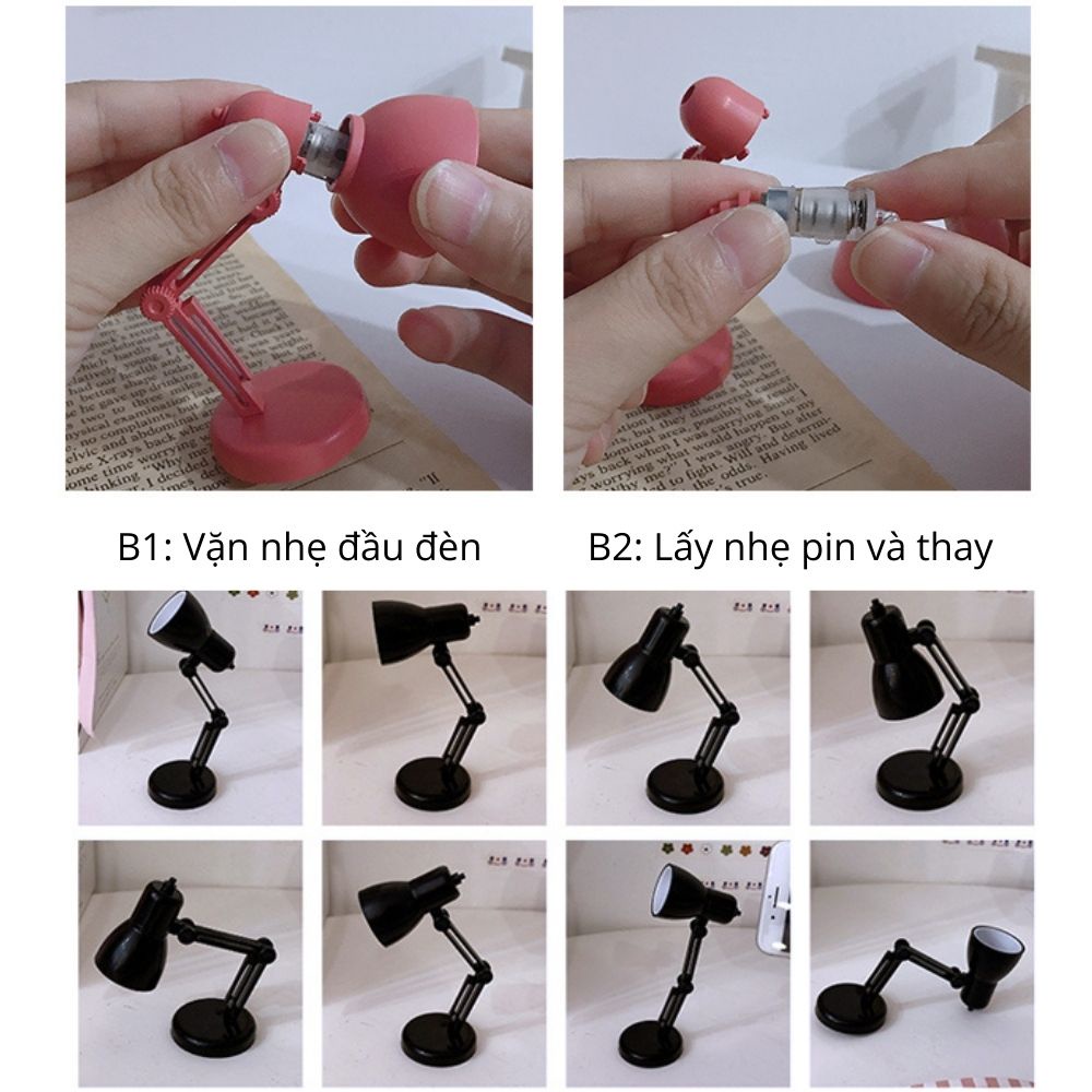 ĐÈN BÀN MINI DÙNG TRANG TRÍ, ĐỌC SÁCH LOẠI TRÒN