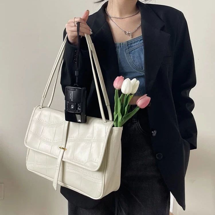 Túi Tote Họa Tiết Da Cá Sấu Sức Chứa Lớn Mẫu Mới 2022 Thời Trang Cho Nữ