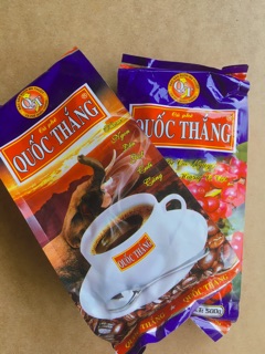 Cà phê xay Quốc Thắng xanh 500g