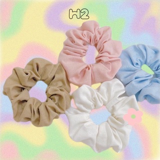 Scrunchies chun buộc tóc vải linen